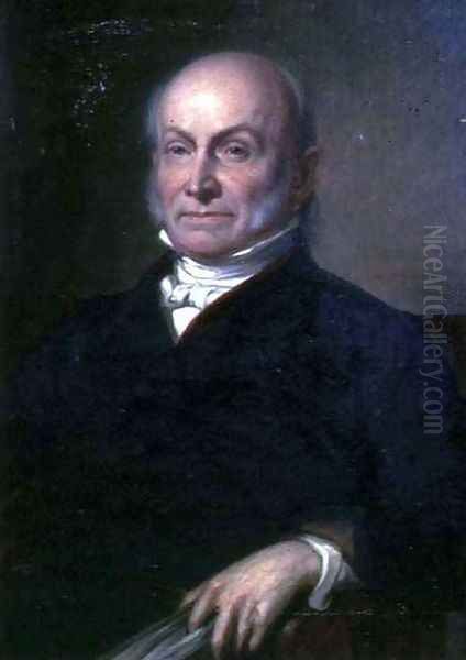 Portrait of John Quincy Adams Oil Painting by George Peter Alexander Healy