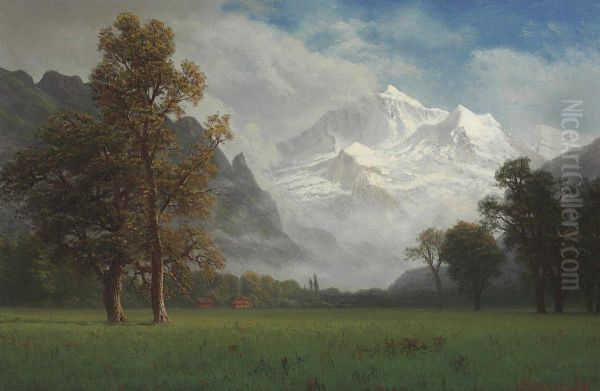 Jungfrau Oil Painting by Albert Bierstadt