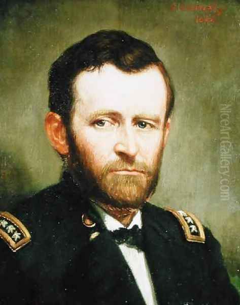 Ulysses S Grant Oil Painting by George Peter Alexander Healy