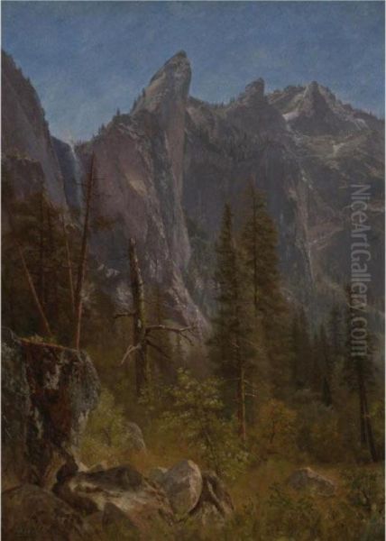 Lost Arrow, Yosemite Valley Oil Painting by Albert Bierstadt