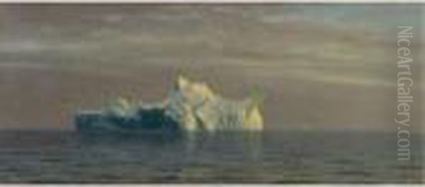 Iceberg Oil Painting by Albert Bierstadt