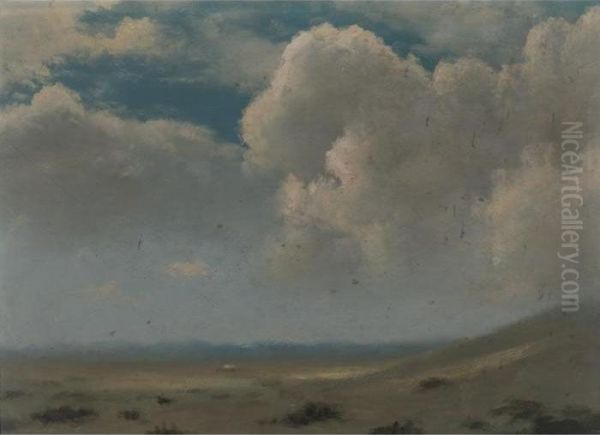 Dunes And Clouds Oil Painting by Albert Bierstadt