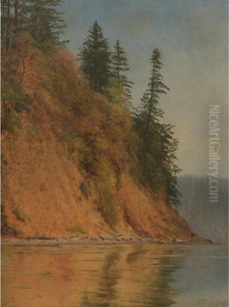 Lake Rosalie, California Oil Painting by Albert Bierstadt