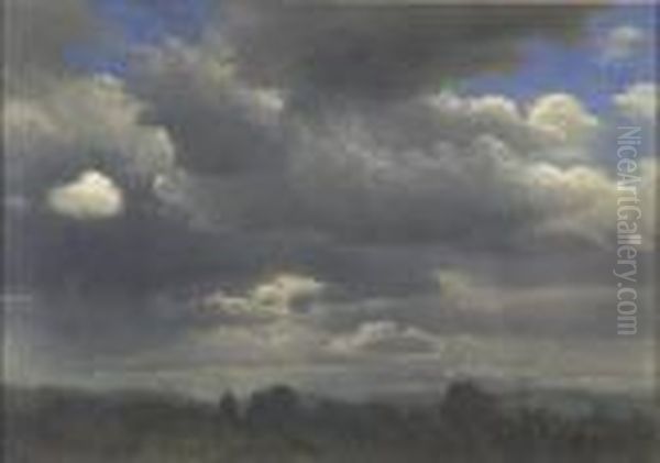 Clouds Over California Oil Painting by Albert Bierstadt