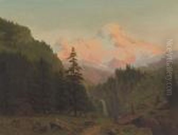 Landscape Oil Painting by Albert Bierstadt