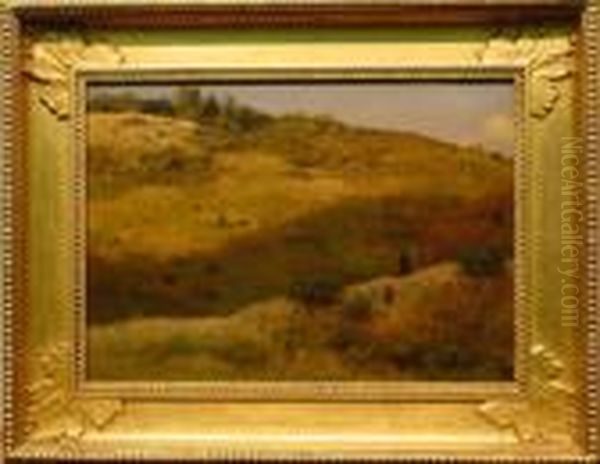 Hillside, Hesse-cassel, Germany Oil Painting by Albert Bierstadt