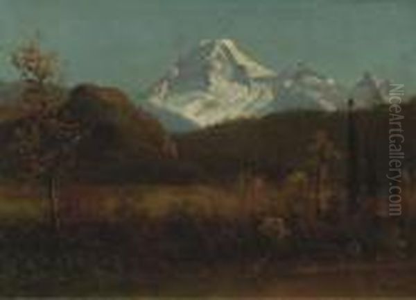 The Three Sisters Oil Painting by Albert Bierstadt