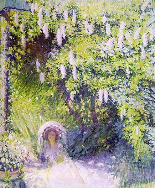 Wisteria Oil Painting by Philip Leslie Hale