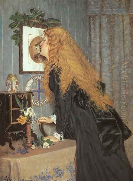 Mon Brave 1870 Oil Painting by William John Hennessy