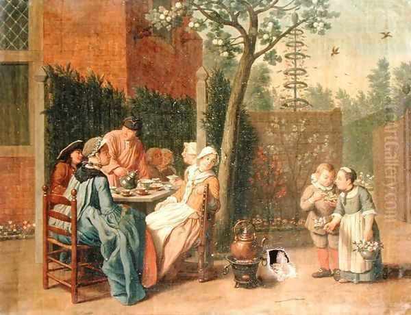 The Four Seasons Spring Oil Painting by Jan Jozef, the Younger Horemans