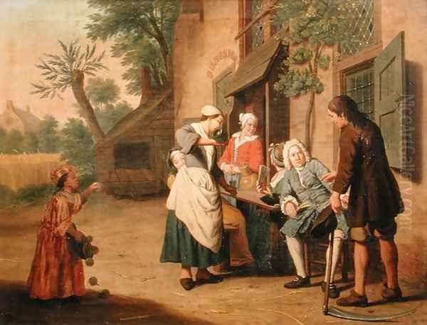 The Four Seasons Summer Oil Painting by Jan Jozef, the Younger Horemans