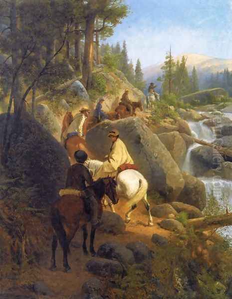 The Trip to Glacier Point Oil Painting by William Hahn