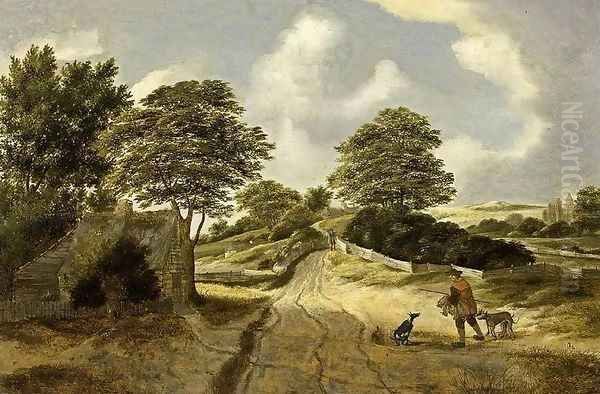 Dune Landscape 2 Oil Painting by Nicolaes Hals