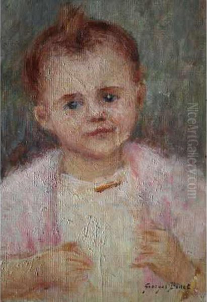 Portrait D'enfant Oil Painting by Georges Binet