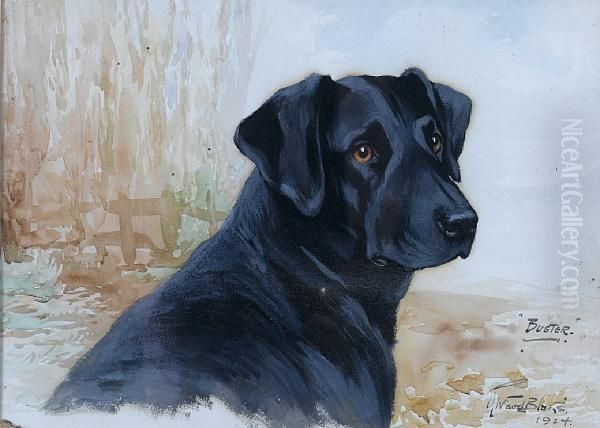 Buster Oil Painting by Binks, R. Ward