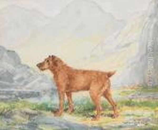 Portrait Of The Lakeland Terrier 'butcher' by Binks, R. Ward