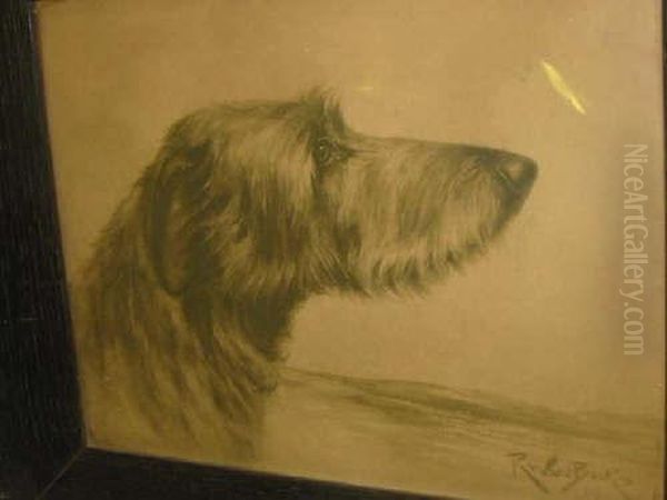 Portrait Of A Wolfhound by Binks, R. Ward