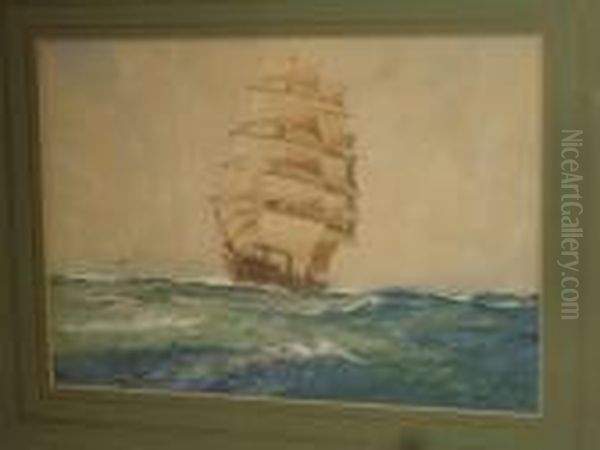 An Ocean Voyager Oil Painting by William Minshall Birchall