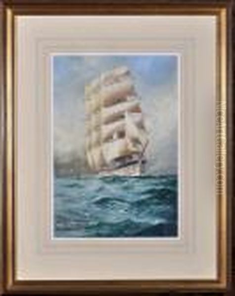 On The Wings Of The Wind Oil Painting by William Minshall Birchall