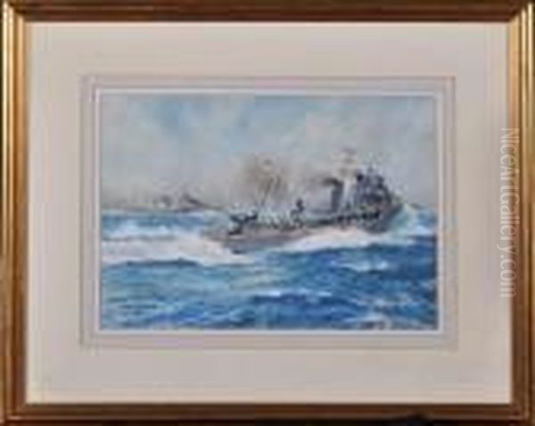 Hornets Of The Sea Oil Painting by William Minshall Birchall