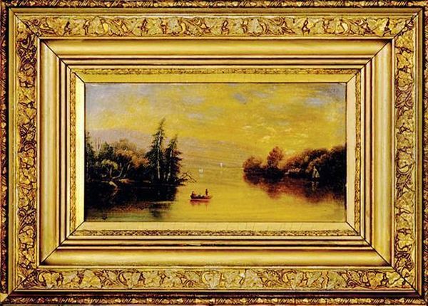 Scene On The Housatonic Oil Painting by William Minshall Birchall