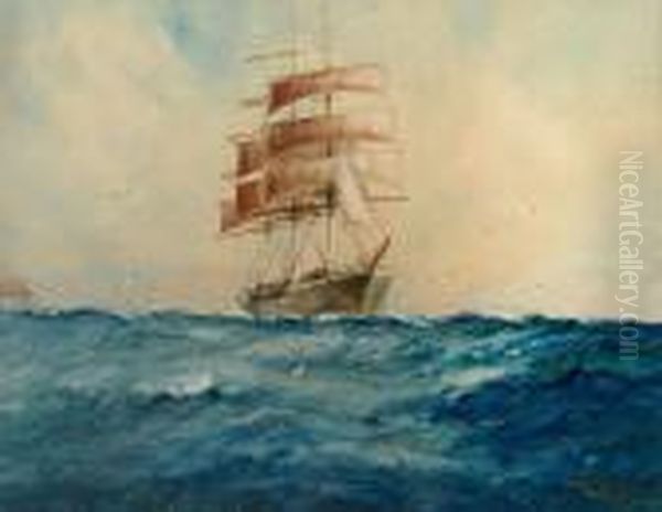 A South Sea Trader Oil Painting by William Minshall Birchall