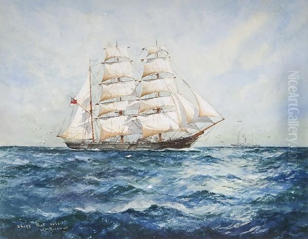 Ships That Pass Oil Painting by William Minshall Birchall