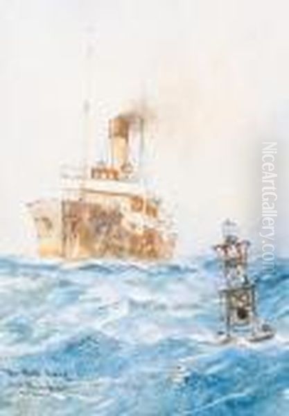 The Bell Buoy Oil Painting by William Minshall Birchall