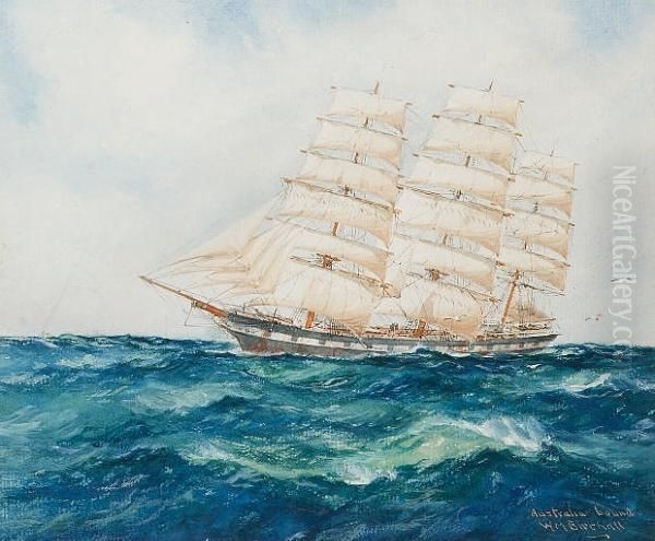 Australia Bound Oil Painting by William Minshall Birchall