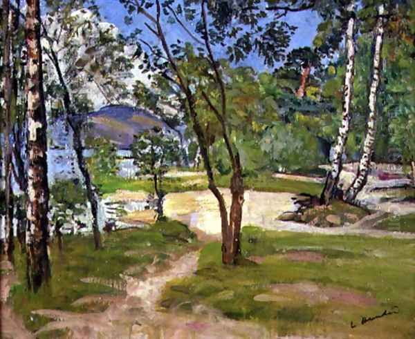 Loch Lomond Oil Painting by George Leslie Hunter