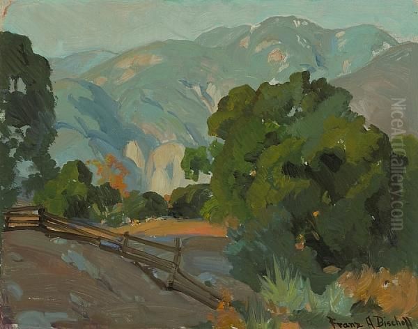 Ranch Near Pasadena Oil Painting by Franz Bischoff