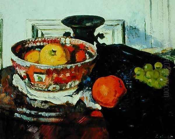 Still Life Chinese Bowl Oil Painting by George Leslie Hunter