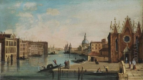 Piccola Veduta Di Venezia Oil Painting by Giuseppe Bernardino Bison