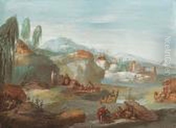 La Tebaide Oil Painting by Giuseppe Bernardino Bison