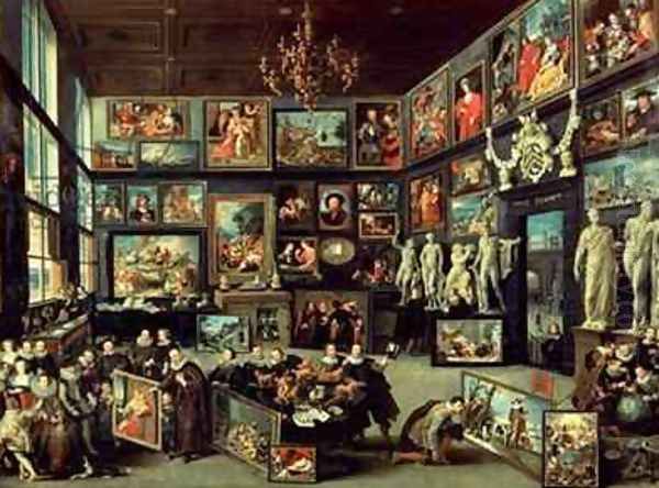 The Gallery of Cornelis van der Geest Oil Painting by Willem van Haecht