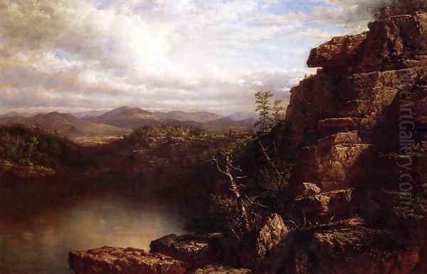 Lake Minnewaska Oil Painting by Daniel Huntington