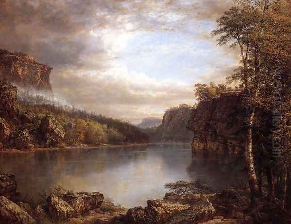 Lake Mohonk I Oil Painting by Daniel Huntington