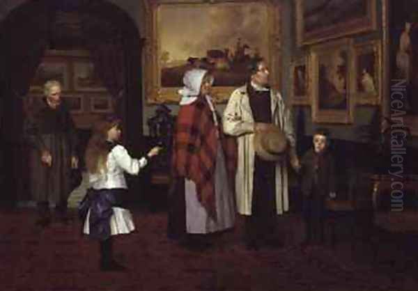 The Picture Gallery Oil Painting by James Hayllar