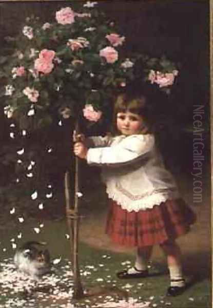 The Young Gardener Oil Painting by James Hayllar