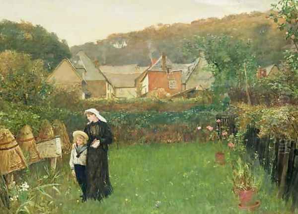 The Widow Oil Painting by Charles Napier Hemy