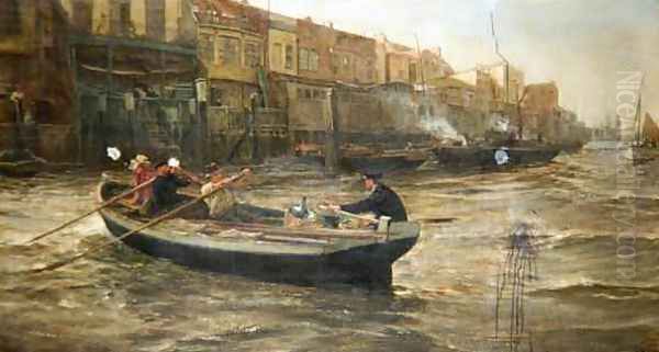 Home at Last 2 Oil Painting by Charles Napier Hemy