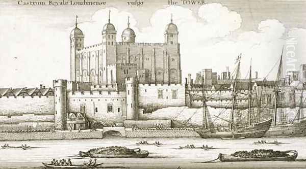 The Tower of London Oil Painting by Wenceslaus Hollar