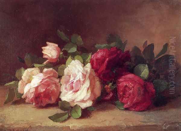 Roses Oil Painting by Anna Eliza Hardy