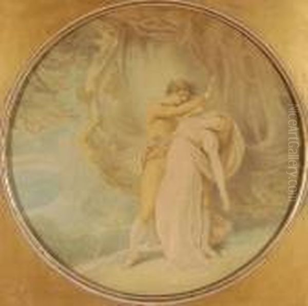 Circle Of William Blake Oil Painting by William Blake