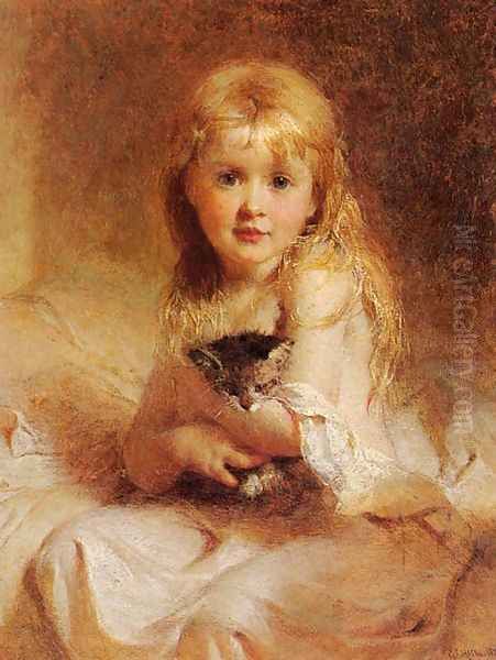 Young Companions Oil Painting by George Elgar Hicks