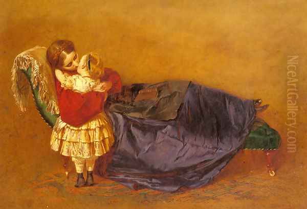 Mother and Child Oil Painting by George Elgar Hicks