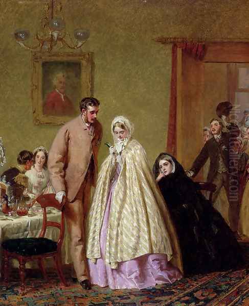 The Wedding Breakfast Oil Painting by George Elgar Hicks