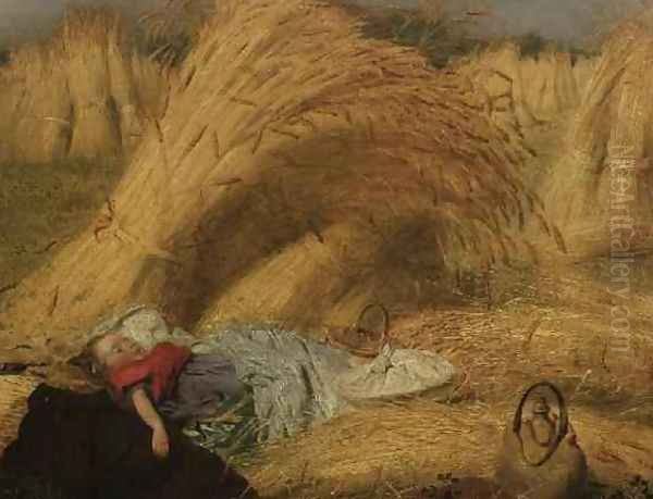 An Afternoon Nap Oil Painting by George Elgar Hicks