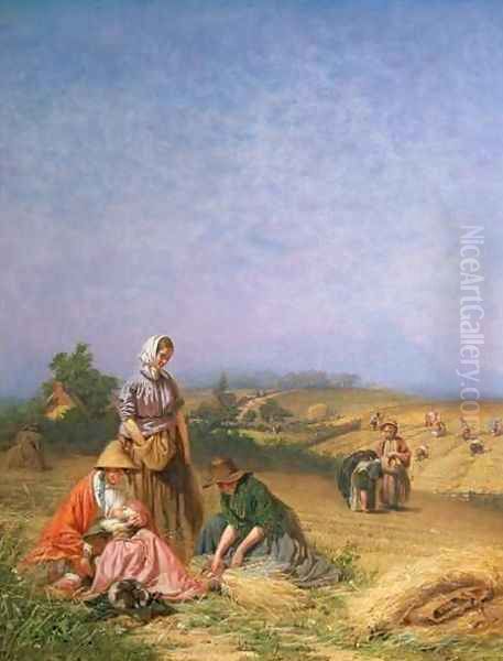 Gleaning Oil Painting by George Elgar Hicks