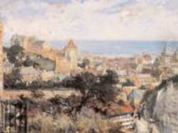 Dieppe Oil Painting by Jacques-Emile Blanche